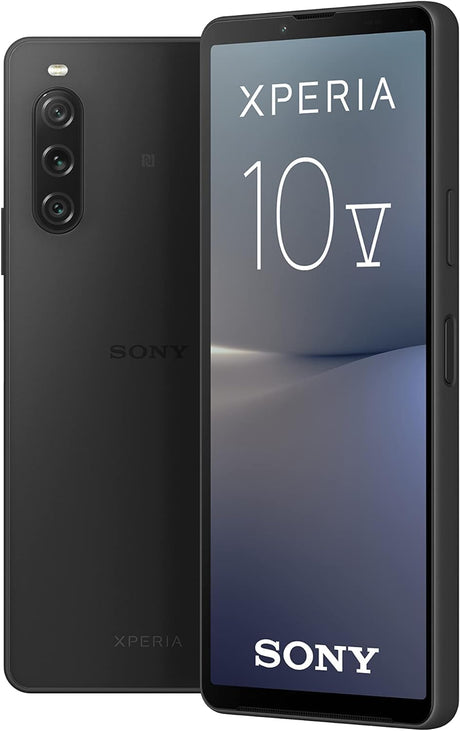 Sony Xperia 10 V Lavender - 6.1 Inch 21:9 Wide OLED - Triple lens - Lightweight & Compact - 3.5 mm audio jack - Android 13 - SIM free - 6GB RAM - 128GB Storage - IP65/68 rating - Dual SIM hybrid *1.