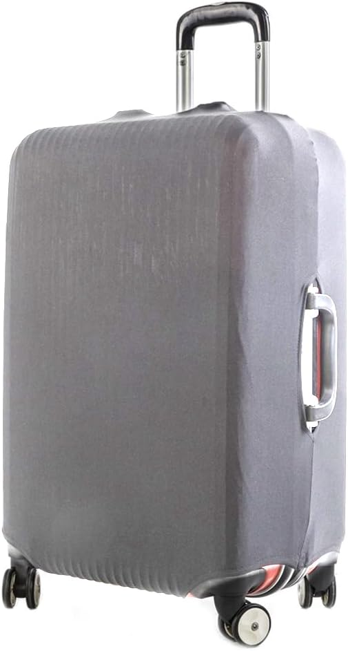 CPJ Suitcase Cover,Suitcase Covers,Luggage Covers for Suitcases,Luggage Wheel Protector Covers,Travel Luggage Cover Suitcase Protector(Grey,L 26-28 inch).