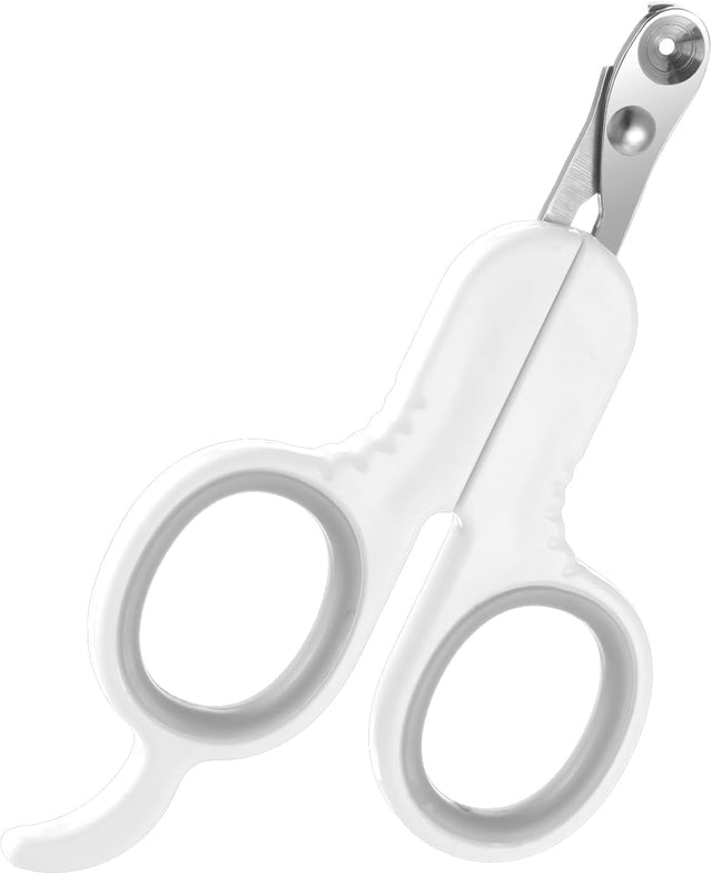 Tyqour Professional Cat Dog Pet Nail Clippers, Cat Claw Clipper, Kitten Nail Clipper, Small Rabbit Bird Nail Clippers for Novice Pet Families (Grey).