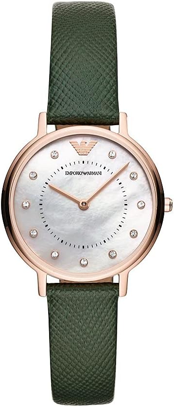 Emporio Armani Watch for Women, Two-Hand, Stainless Steel Watch, 32mm Case Size.