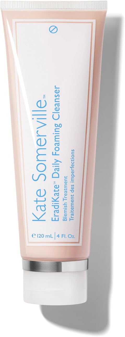 Kate Somerville EradiKate Daily Foaming Cleanser, Blemish Treatment, Clinically Formulated Blemish Face Wash, Balances Skin and Cleans Pores, 120ml.