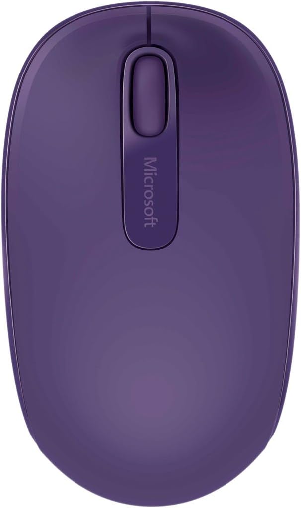 Microsoft 1850 3 Button Wireless Mobile Mouse - Black.