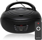 Grouptronics Small Portable CD Player For Home With Speakers – Boombox Mains Or Battery Powered, FM Radio, Supports MP3 Audio Books &amp; Music, Compact &amp; Easy To Use - With USB &amp; AUX IN - GTCDR-501