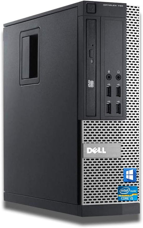 Dell OptiPlex Intel i5-2400 Quad Core i5 8GB RAM 240GB SSD + 500GB HDD WiFi Windows 10 Desktop PC Computer (Renewed).