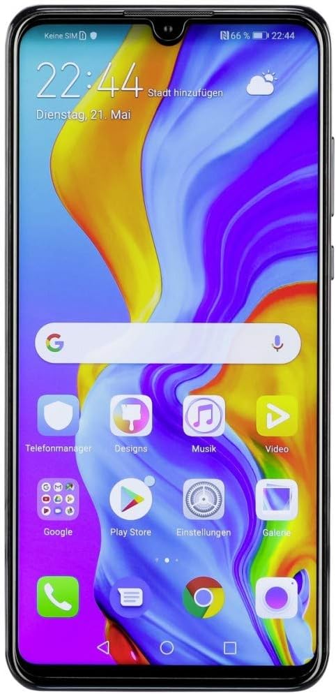 Huawei P30 Lite Dual SIM 128GB 4GB RAM MAR-LX1A Black (Renewed).