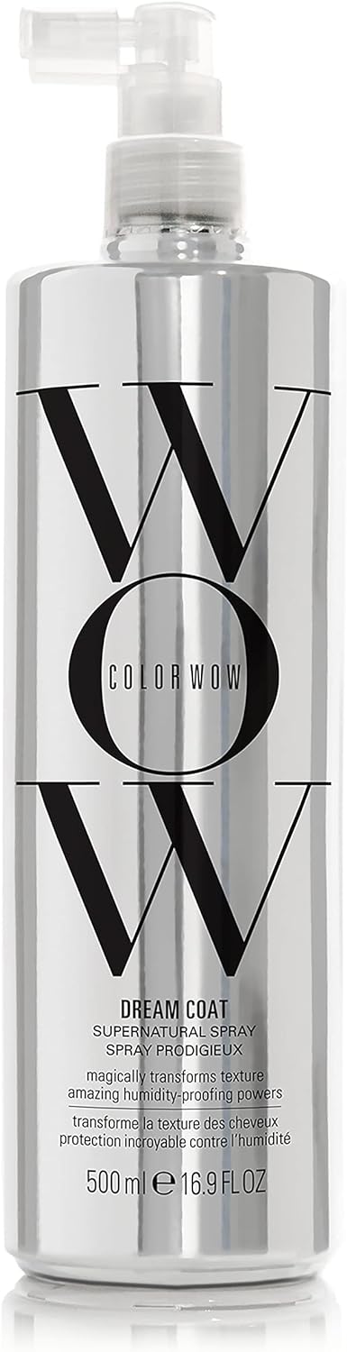 COLOR WOW Dream Coat Supernatural Spray - Anti-Frizz, Moisture Repellant with Anti-Humidity Technology, for Glass Hair Results.