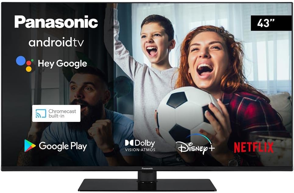 Panasonic TX-65MX650B, 65 Inch 4K Ultra HD LED Smart TV, High Dynamic Range (HDR), Dolby Atmos & Dolby Vision, Android TV, Google Assistant, Chromecast, Bluetooth, Black.