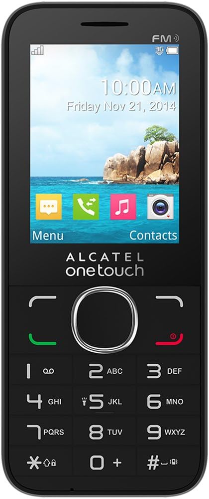 Alcatel 20.45X UK SIM-Free Mobile Phone - Black.