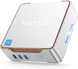 NiPoGi Mini PC Ιntel Alder Lake-Ν95 12th(up to 3.4GHz),16GB RAM 1TB M.2 SSD Mini Computer, Gigabit Ethernet, 4K UHD, Dual Wi-Fi, BT 4.2, Mini Desktop PC for Home/Business/School.