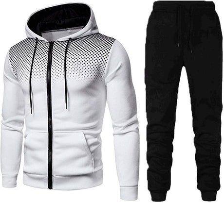 Mens Tracksuit Hooded Fitness Sport Suits Hoodie 2 Piece Hoodies Joggers Sweatpants Gym Sets Conjunto Deportivo Para Hombre.