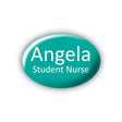 Custom Staff Name Badge for Work - Including Job Title - Teal - Pin Badges for Work Student Nurses Trainee Healthcare Retail Office Training.