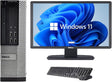 Complete Set of 22 in Monitor with Optiplex Quadcore Core i5 8GB Ram with 256 SSD GB Wifi Enabled Window 11 64 Bits Desktop PC (Renewed).