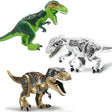 3PCS Dinosaur Building Blocks Set,Dinosaur Figure Theme Toys,Realistic Dinosaur Toy Figures,Gifts for Boys Girls-2.