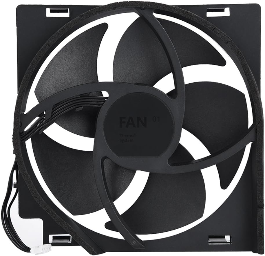 Xbox One Internal Cooling Fan Fast Heat Dissipation Quiet Cooling Fan Cooler with 5-Blade Replacement for Xbox One/Xbox One S(xbox one s)