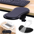 BieFuSin Computer Arm Rest for Desk Extender,Ergonomic Arm Rest Support for Desk Armrest,Keyboard Wrist Rest Mouse Pad,Wrist Cushion Support with Memory Foam Wrist Support for Computer Laptop.