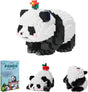 Panda Mini Building Blocks Set, Panda Cute Animals Building Sets, for Adults and Children, Panda Micro Building Blocks Suit for Children 9+ Years Old.