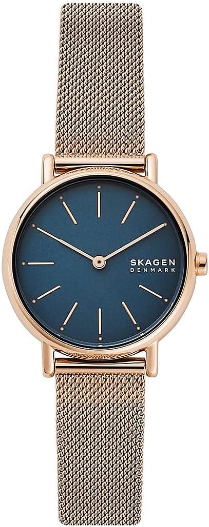 Skagen Signatur Uhr für Damen, Quarzwerk mit Edelstahl- Oder Lederarmband.