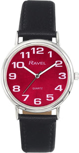 Ravel Unisex Easy Read Watch with Big Numbers - Analogue Quartz - R0105.