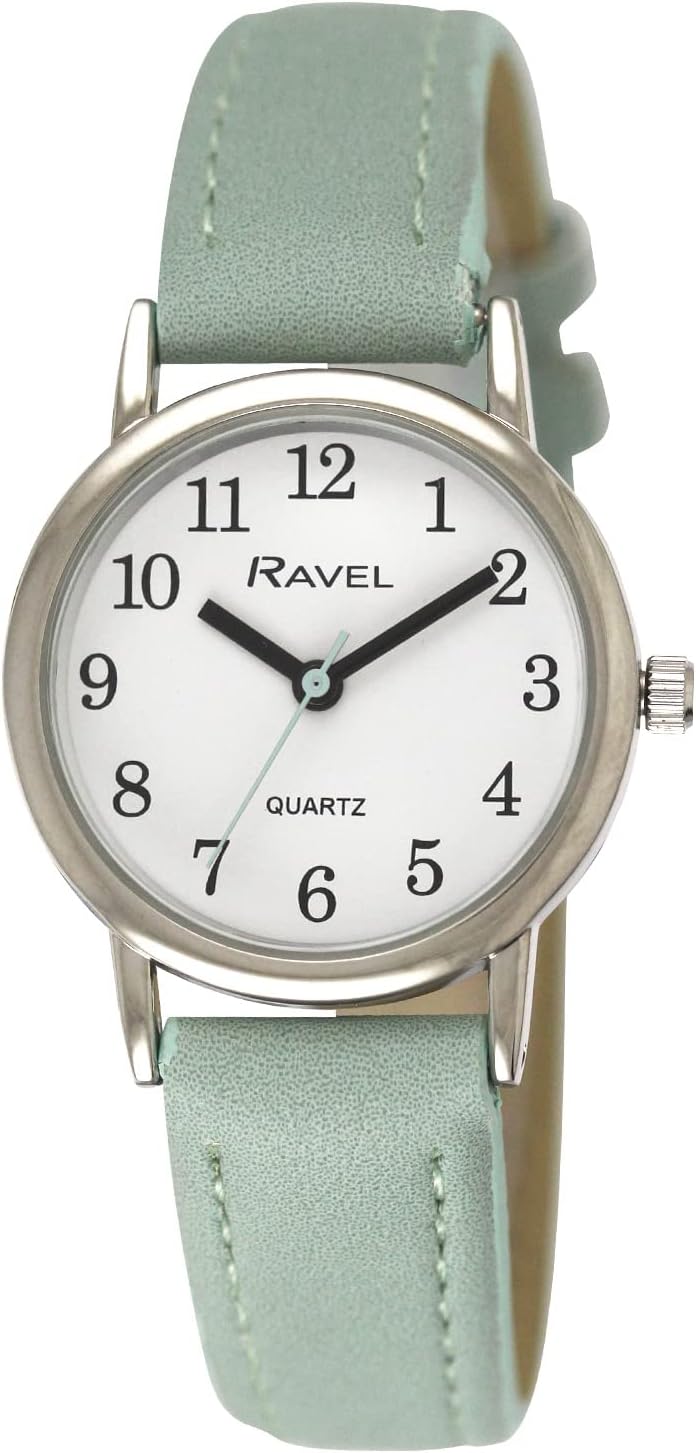 Ravel - Women's Pastel Coloured Everyday Silver Tone Watch - Analogue Quartz - R0137.