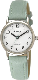 Ravel - Women's Pastel Coloured Everyday Silver Tone Watch - Analogue Quartz - R0137.