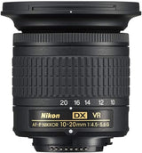 Nikon AF-P DX NIKKOR 10-20mm f/4.5-5.6G VR Lens - Black.