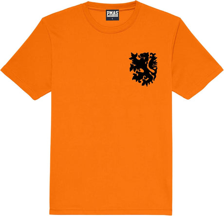 Personalised Holland Style Home Shirt Orange Football Shirt for Boys and Girls Best Birthday Gift for Children and Unisex Kids Playwear for 3 to 13 Year Old Kids.