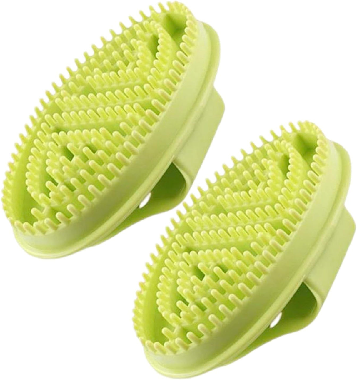 Meridian Brush, 2pieces Meridian Massage Brush, Body Relaxation Oil Massage Comb, Ergonomic Meridian Brush, Professional Meridian Brush, for Relaxation and Improved Circulation(Transparent).