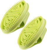 Meridian Brush, 2pieces Meridian Massage Brush, Body Relaxation Oil Massage Comb, Ergonomic Meridian Brush, Professional Meridian Brush, for Relaxation and Improved Circulation(Transparent).