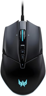 Acer Predator Cestus 335 gaming mouse PMW120 - (19,000 DPI, 2,000Hz poll rate, 10 programmable buttons, USB, black).