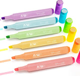 Ashton and Wright - ElectroGlide Triangular Highlighters - Pastel 6 Pack