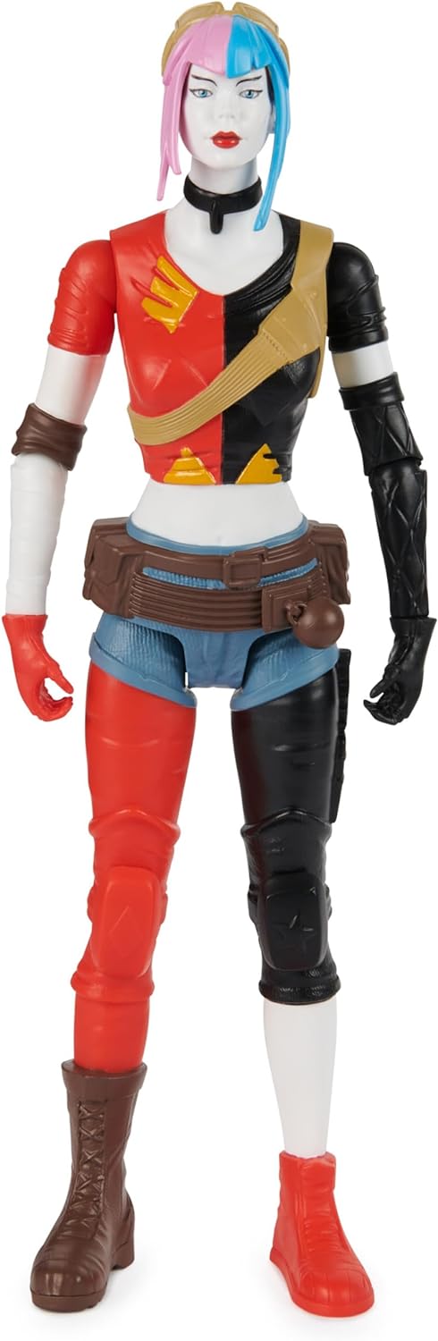 DC Comics, Harley Quinn Action Figure, 30-cm Super Hero Collectible Kids’ Toys for Boys and Girls Aged 3+.