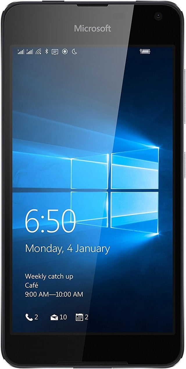 Microsoft Lumia 650 (Dual SIM) SIM-Free Smartphone - Black/Silver.