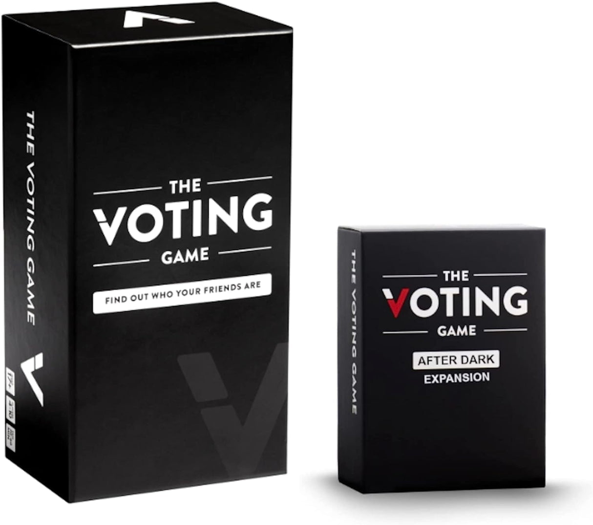 THE VOTING GAME + After Dark Expansion Set - The Hilarious Adult Party Game About Finding Out Who Your Friends Are - Perfect for College Students, Fun Parties & Board Games Night with your Group.