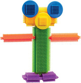 Stickle Bricks Little Builder Construction Set with 30 Pieces- Enhance Creativity and Problem-Solving Skills with Engaging and Durable STEM Toy, Suitable for Ages 18 Months+.