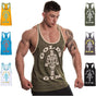 Gold's Gym GGVST004 Men's Training Sports Fitness Tank Top Muscle Joe Contrast Stringer Vest.