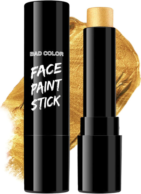 BADCOLOR Blue Face Body Paint Stick Eye Black, Royal Blue Face Painting for Softball Football Baseball Lacrosse, Professional Facepaint Makeup for Halloween Special Effects Cosplay Costume Parties.