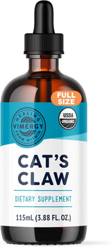 Vimergy Cat’s Claw, 115 servings – Cat’s Claw drops – Glycerite Cat’s Claw liquid – Vegan supplement – Formulated without sugar or binders – Non-GMO & Gluten-Free (115 ml)