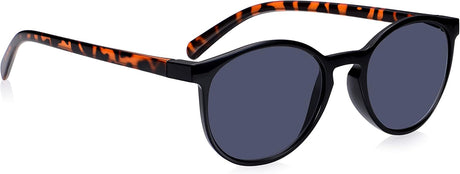 Read Optics Reading Glasses +1 to +3.5 Tinted Reading Sunglasses in Tortoiseshell & Black.