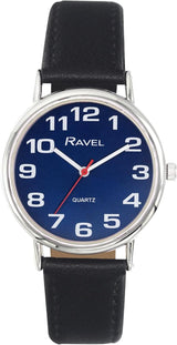 Ravel Unisex Easy Read Watch with Big Numbers - Analogue Quartz - R0105.