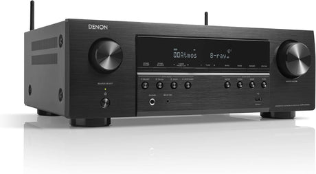 Denon AVR-S970H 8K AV Receiver, 7.2ch Home Cinema Amplifier, Dolby Atmos, DTS:X, Dolby Surround Sound, and DTS Neural:X, Alexa Compatible, Bluetooth, AirPlay 2 and HEOS Built-in Multiroom Audio, Black