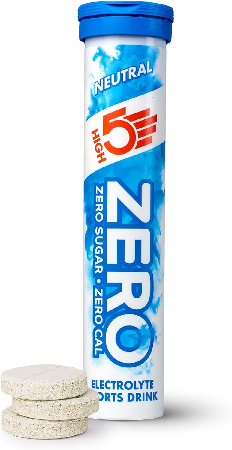 HIGH5 ZERO Electrolyte Tablets | Hydration Tablets Enhanced with Vitamin C | 0 Calories & Sugar Free | Boost Hydration, Performance & Wellness | Pink Grapefruit, 20 Tablets (20x, Pack of 1).