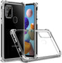 Totill Case For Samsung Galaxy A21s, Crystal Clear Hybrid Material Covers Air Cushion Gel Bumper Technology Full Protection Phone cases for Samsung Galaxy A21s case, Smartphone Cover 6.5 inch.