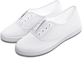 Hitmars Womens Canvas Shoes Slip On Trainers - Fashionable Lightweight and Breathable.