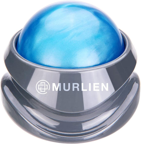 MURLIEN Massage Roller Ball, Tight and Sore Muscles Relief, Manual Massager, Alleviating Shoulder, Arms, Back, Legs, Calves or Muscle Tension - Gray.