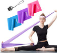 Resistance Bands Set, 3 Pack Professional Latex Elastic Bands for Home or Gym Upper & Lower Body Exercise, Physical Therapy, Strength Training, Yoga, Pilates, Rehab, Blue & Purple & Pink.