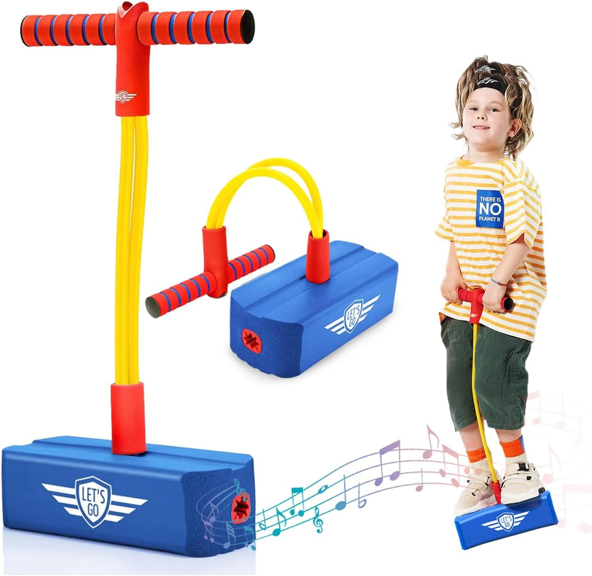 GeschenPark Gifts Presents for 3-9 Year Old Girls, Outdoor Toys Pogo Sticks Toys for 3-9 Year Old Boys Girls Toys Age 3-9 Kids Halloween Christmas Xmas Gift.