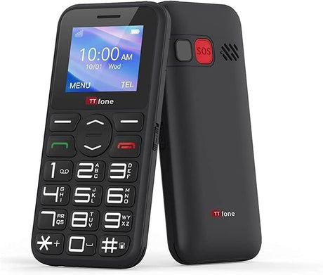 TTfone TT190 Big Button Basic Senior Unlocked Emergency Mobile Phone - Simple Cheapest Phone (with USB Cable).