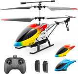 4DRC M5 Remote Control Helicopter Altitude Hold RC Helicopters with Gyro for Adult Kid Beginner,2.4GHz Aircraft Indoor Flying Toy with 3.5 Channel,High&Low Speed,LED Light,2 Battery for 25 Min Play.