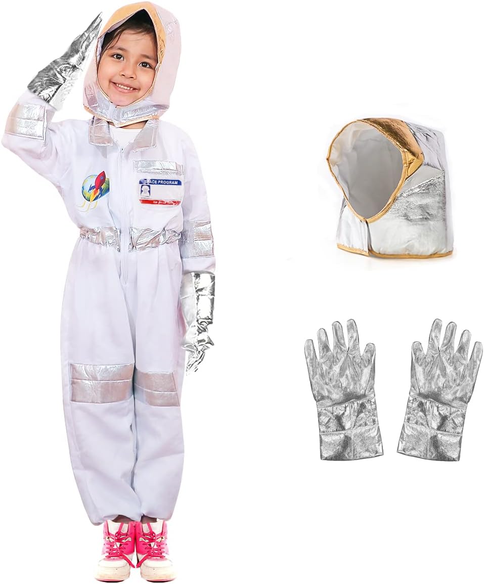 LOYO Kids Role Play Halloween Costumes, Fireman Costume with Firefighter Outfit Toys Accessories for Children.