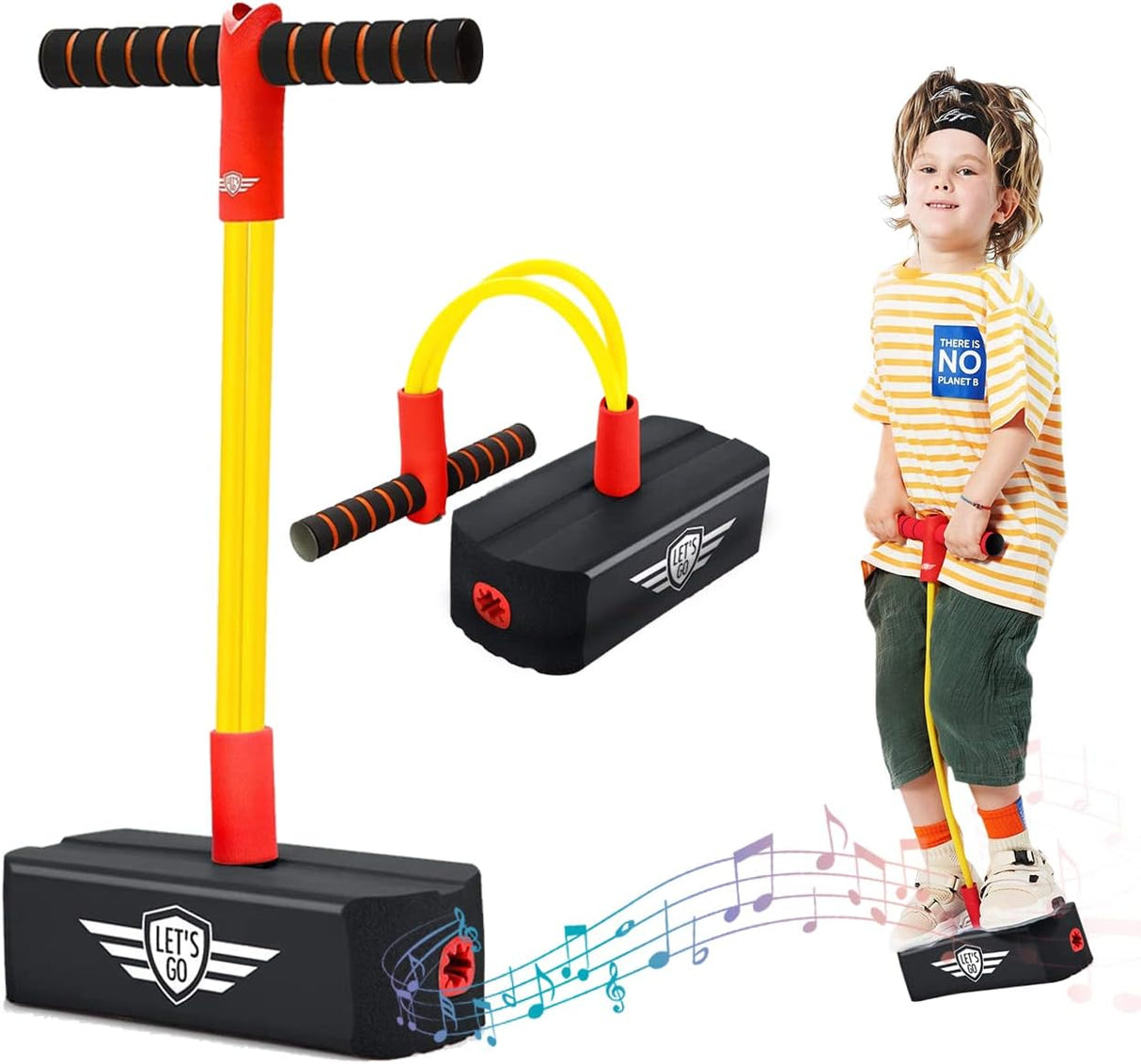 GeschenPark Gifts Presents for 3-9 Year Old Girls, Outdoor Toys Pogo Sticks Toys for 3-9 Year Old Boys Girls Toys Age 3-9 Kids Halloween Christmas Xmas Gift.